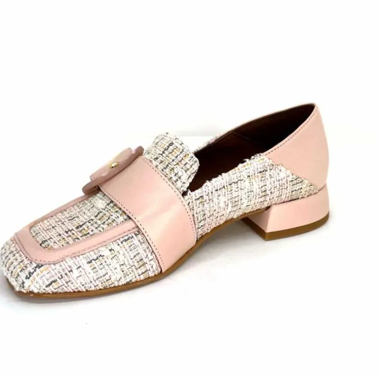 mocassins_philippe_morvan__pm_cuir_ampamp_textile_rose_10.webp Philippe Morvan Mocassins 5030 Pm01 Cuir & Textile Rose Online