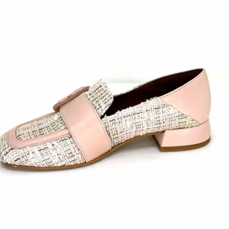 mocassins_philippe_morvan__pm_cuir_ampamp_textile_rose_11.webp Philippe Morvan Mocassins 5030 Pm01 Cuir & Textile Rose Online