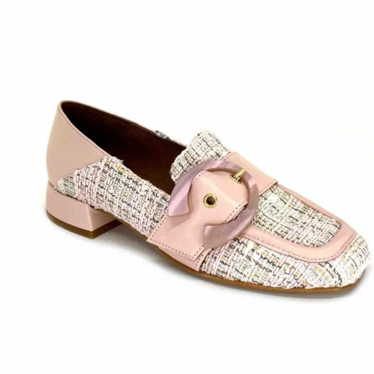 mocassins_philippe_morvan__pm_cuir_ampamp_textile_rose_2.webp Philippe Morvan Mocassins 5030 Pm01 Cuir & Textile Rose Online