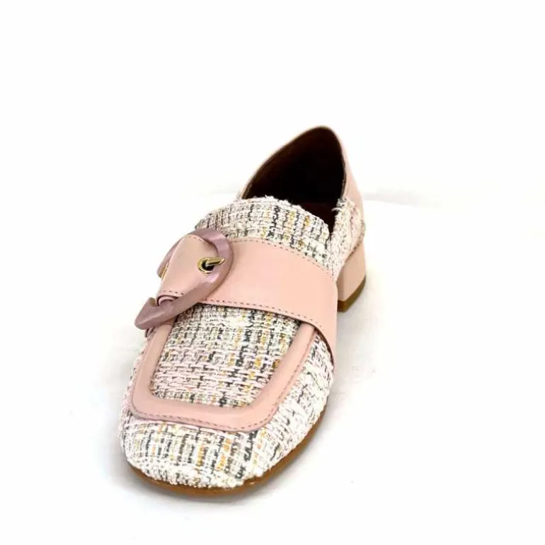 mocassins_philippe_morvan__pm_cuir_ampamp_textile_rose_7.webp Philippe Morvan Mocassins 5030 Pm01 Cuir & Textile Rose Online