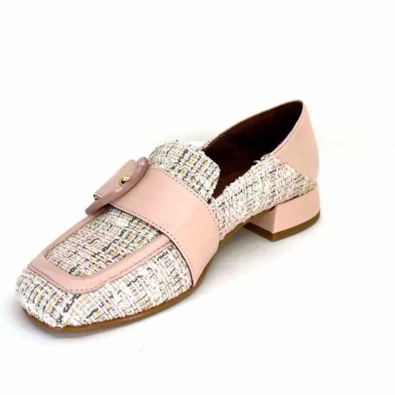 mocassins_philippe_morvan__pm_cuir_ampamp_textile_rose_9.webp Philippe Morvan Mocassins 5030 Pm01 Cuir & Textile Rose Online