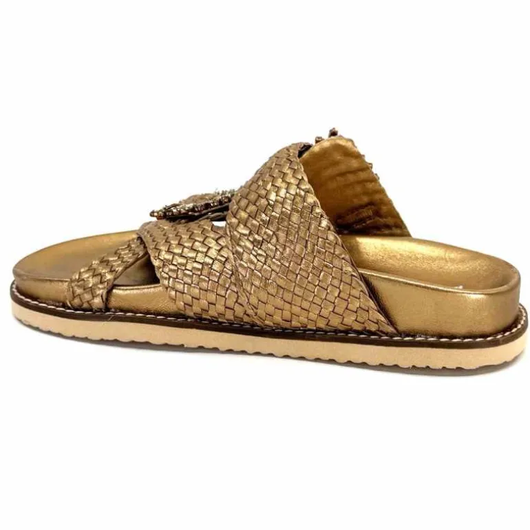 mules_compenses_inuovo__cuir_bronze_13.webp Inuovo Mules Compensées 355052 Cuir Bronze Or Hot