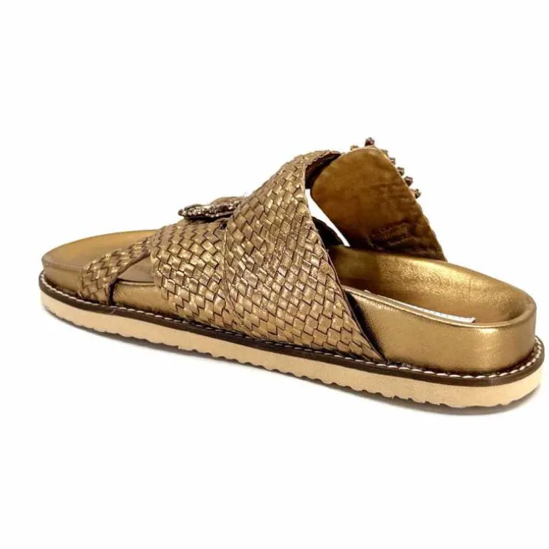 mules_compenses_inuovo__cuir_bronze_14.webp Inuovo Mules Compensées 355052 Cuir Bronze Or Hot