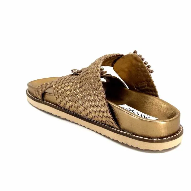 mules_compenses_inuovo__cuir_bronze_15.webp Inuovo Mules Compensées 355052 Cuir Bronze Or Hot