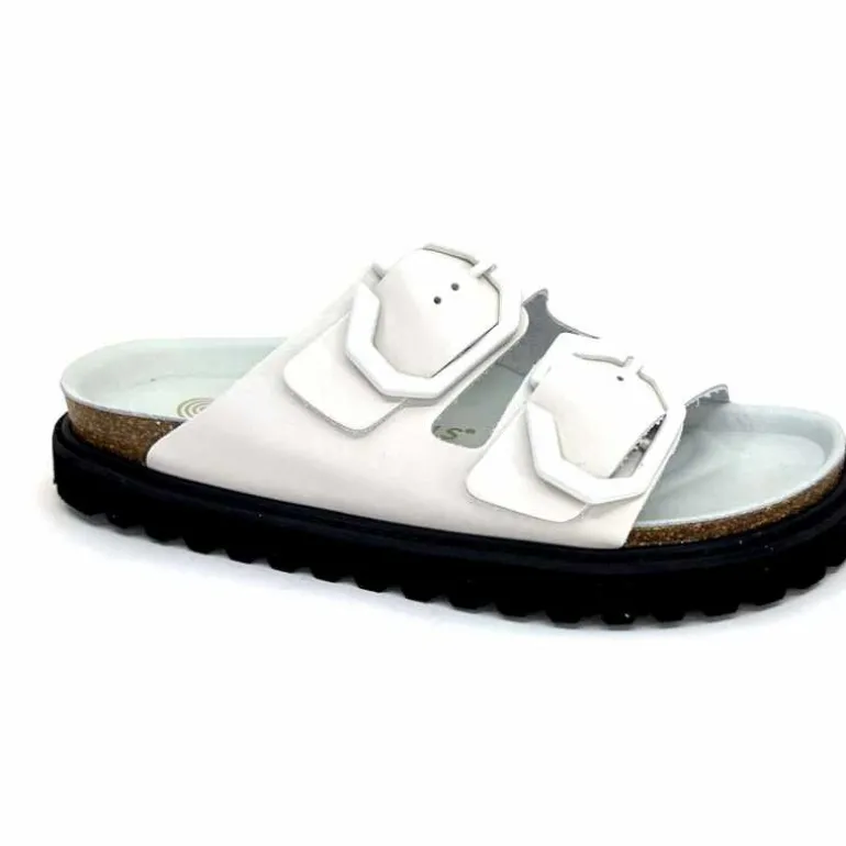 genuins factory s.l Mules Genuins G105681 Cuir Blanc Online