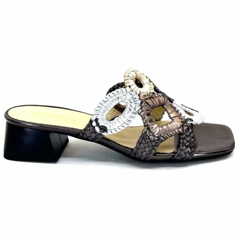 Ivoire0303 Mules Ivoire 21036 Cuir Anthracite Best Sale