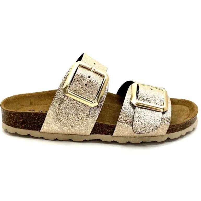 Ivoire0473a Mules Plagettes Ivoire 11.71.14175.407 Métal Dé Or Discount