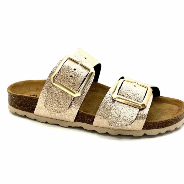 Ivoire0473a Mules Plagettes Ivoire 11.71.14175.407 Métal Dé Or Discount