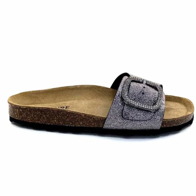 Ivoire0473a Mules Plagettes Ivoire 11.71.14.351.413 Métal Gris GrisMétal Sale