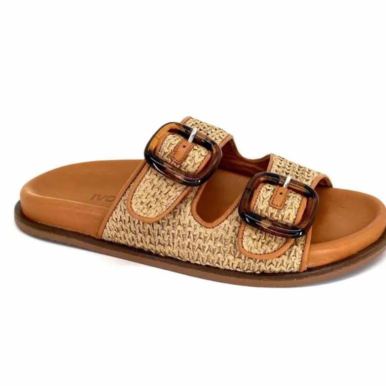 382-ivoire Mules Plagettes Ivoire D27088-803 Raffia Coconut Cheap