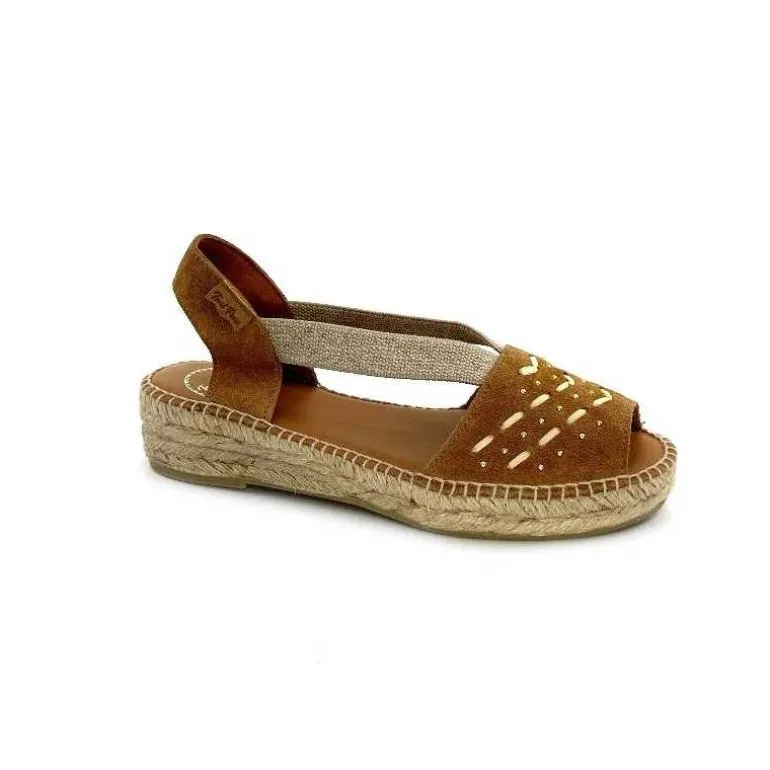 Toni Pons Mules Plateformes Edith Daim Beige Marron Fashion