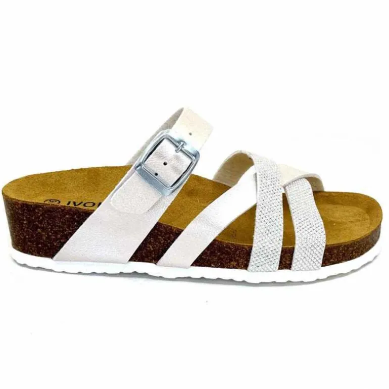 Ivoire0098a Plagettes Ivoire 1710.18 Cuir Nacré Blanc Cheap