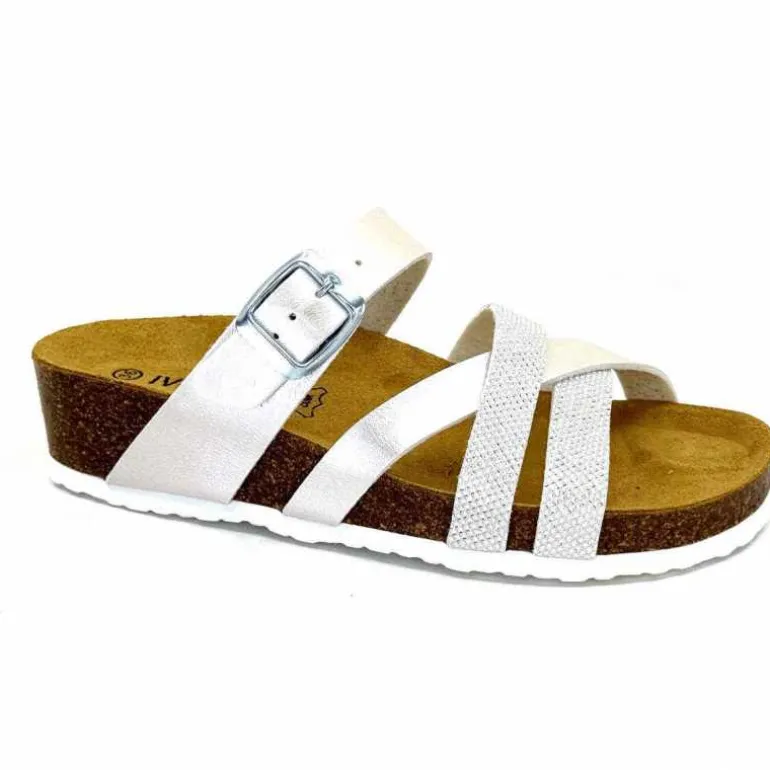 Ivoire0098a Plagettes Ivoire 1710.18 Cuir Nacré Blanc Cheap