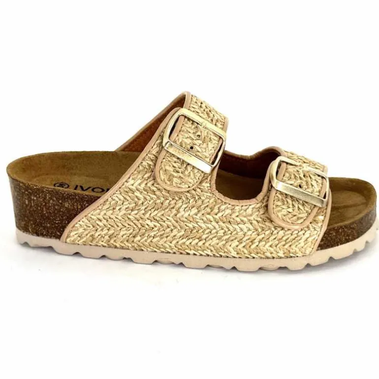 Ivoire0473a Plagettes Ivoire 11.68.11828.401 Raffia Crème Sale