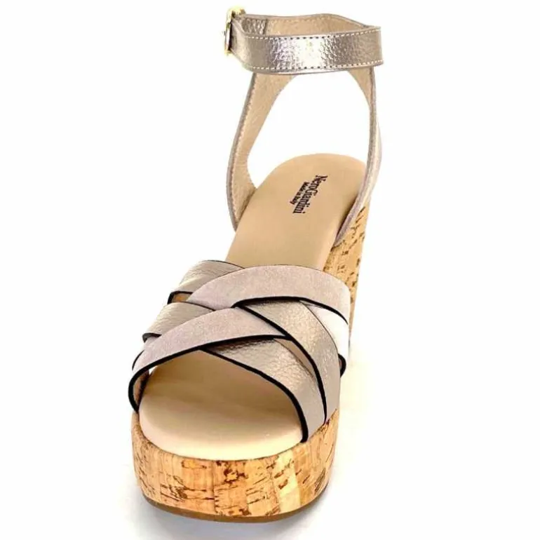 sandales__compenses_nerogiardini__d_cuir_mtal_daim_gris_7.webp Nero Giardini Sandales à Compensées NeroGiardini 410610 D677 Cuir Métal Daim Gris GrisClair Best Sale