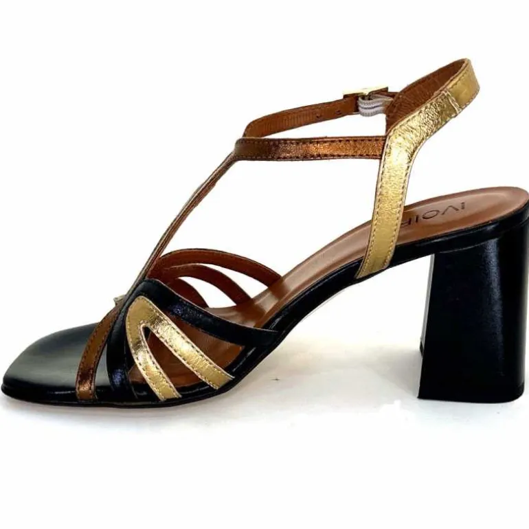 sandales__talon_ivoire_k_mare__cuir_noir_bronze_12.webp Ivoire0352 Sandales à Talon Ivoire K252 Mare 2 Cuir Bronze Noir Outlet