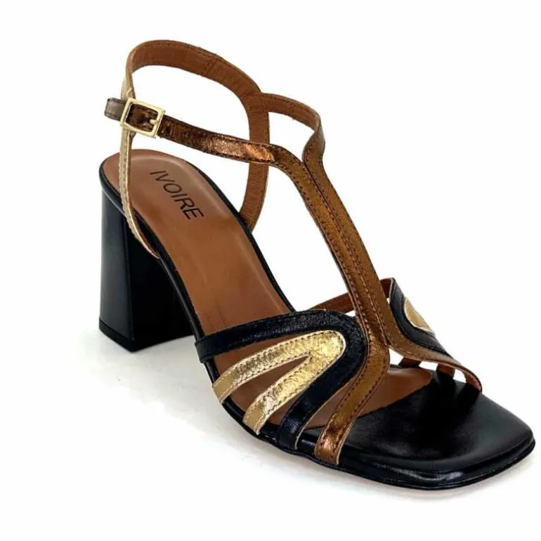sandales__talon_ivoire_k_mare__cuir_noir_bronze_3.webp Ivoire0352 Sandales à Talon Ivoire K252 Mare 2 Cuir Bronze Noir Outlet