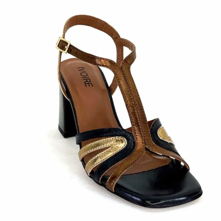 sandales__talon_ivoire_k_mare__cuir_noir_bronze_4.webp Ivoire0352 Sandales à Talon Ivoire K252 Mare 2 Cuir Bronze Noir Outlet