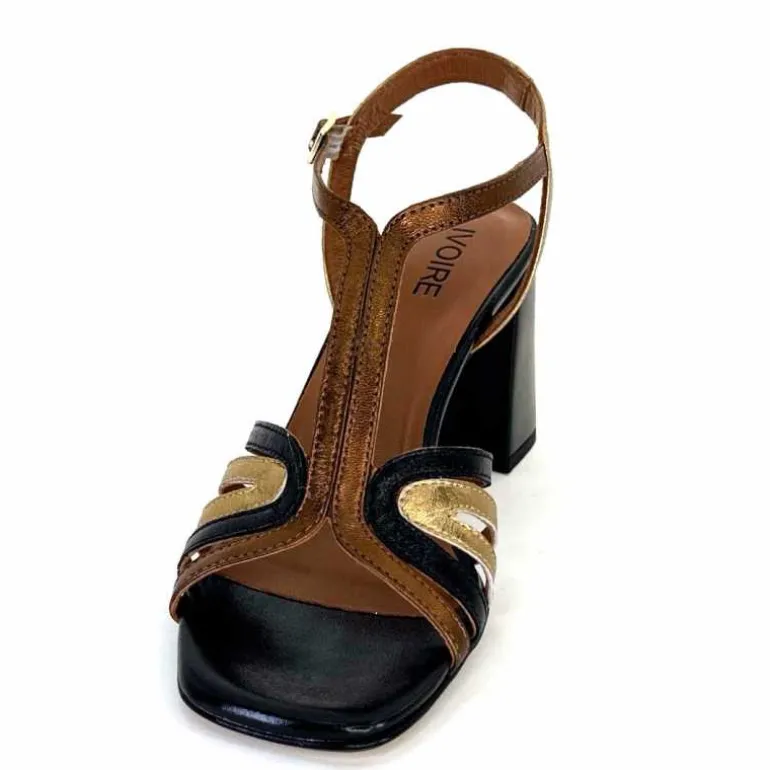 sandales__talon_ivoire_k_mare__cuir_noir_bronze_7.webp Ivoire0352 Sandales à Talon Ivoire K252 Mare 2 Cuir Bronze Noir Outlet