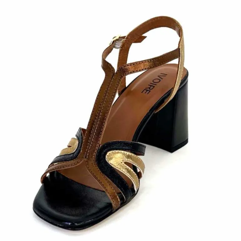 sandales__talon_ivoire_k_mare__cuir_noir_bronze_8.webp Ivoire0352 Sandales à Talon Ivoire K252 Mare 2 Cuir Bronze Noir Outlet