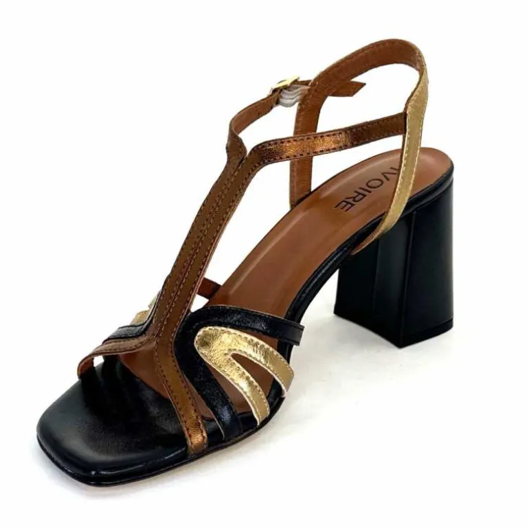 sandales__talon_ivoire_k_mare__cuir_noir_bronze_9.webp Ivoire0352 Sandales à Talon Ivoire K252 Mare 2 Cuir Bronze Noir Outlet