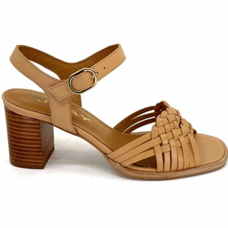 JHay Sandales à Talon 2688 Cuir Natur Petalo Taupe Cheap