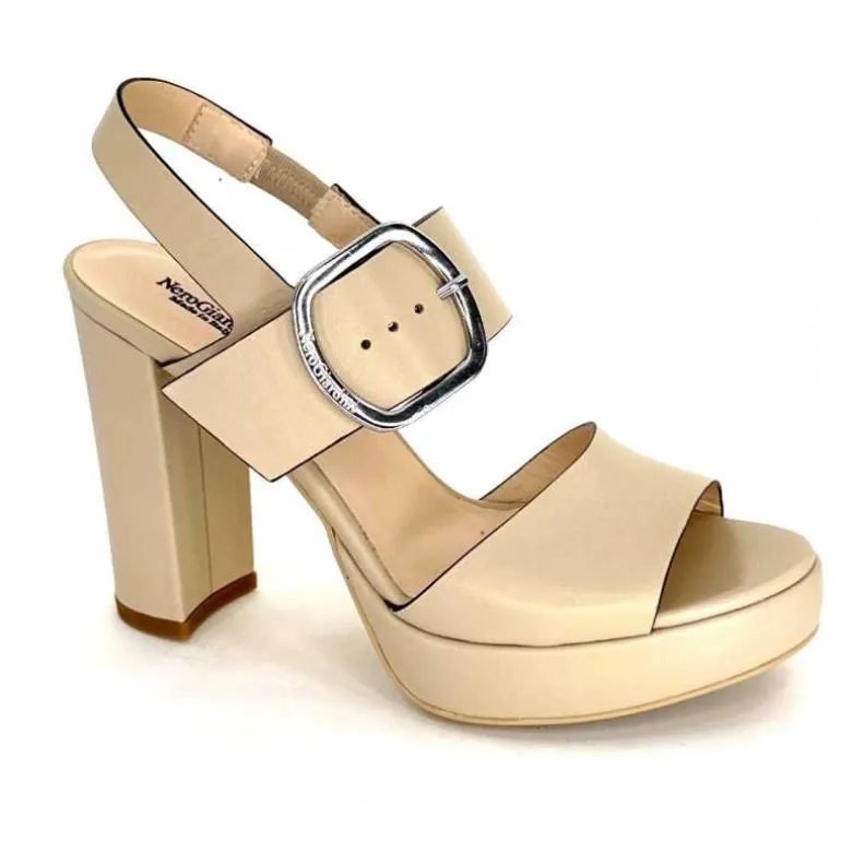 Nero Giardini Sandales à Talon NeroGiardini410360Cuir Beige Best