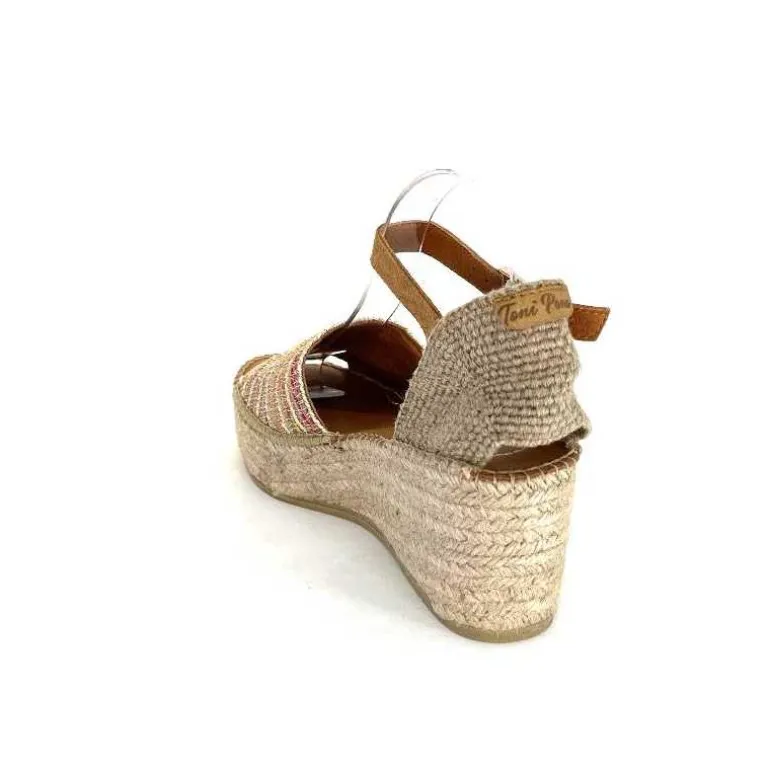 Toni Pons Sandales Compensées Ivet Textile Multicolore Flash Sale