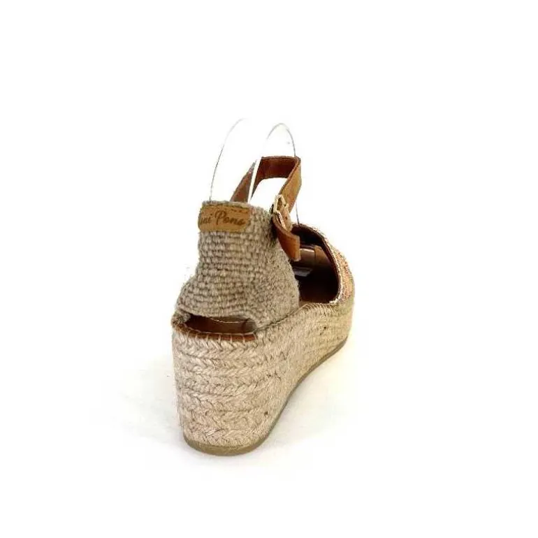 Toni Pons Sandales Compensées Ivet Textile Multicolore Flash Sale