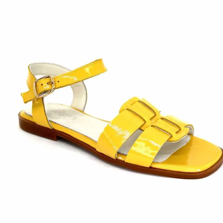 sandales_ivoire__cuir_vernis_jaune_2.webp 382-ivoire Sandales Ivoire 142 Cuir Vernis Jaune Best Sale