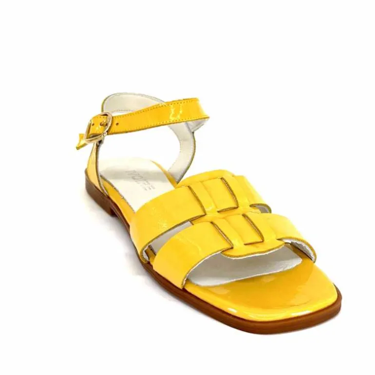 sandales_ivoire__cuir_vernis_jaune_4.webp 382-ivoire Sandales Ivoire 142 Cuir Vernis Jaune Best Sale