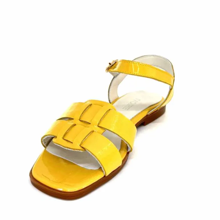 sandales_ivoire__cuir_vernis_jaune_8.webp 382-ivoire Sandales Ivoire 142 Cuir Vernis Jaune Best Sale