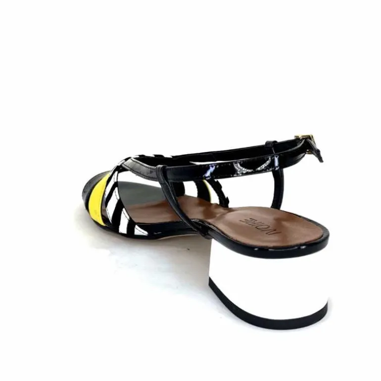 sandales_ivoire_k_jenny_cuir_vernis_noir_blanc_jaune_16.webp Ivoire0352 Sandales Ivoire K234 Jenny Cuir Vernis Blanc Jaune Noir New