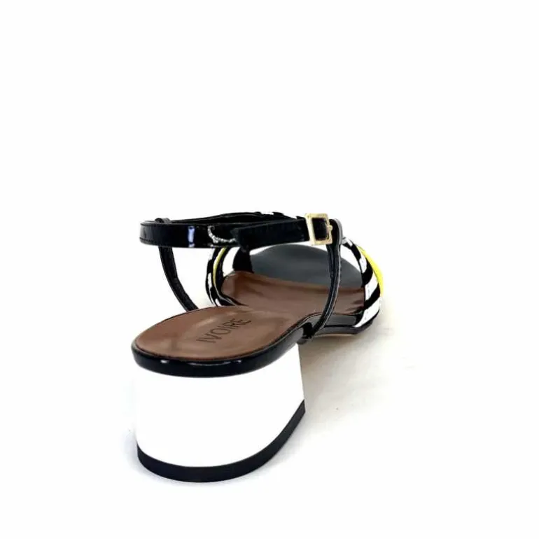 sandales_ivoire_k_jenny_cuir_vernis_noir_blanc_jaune_19.webp Ivoire0352 Sandales Ivoire K234 Jenny Cuir Vernis Blanc Jaune Noir New