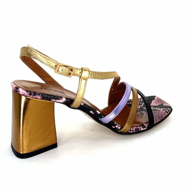 Ivoire0352 Sandales Ivoire K206 Vally Cuir Métallique Multicolore Discount