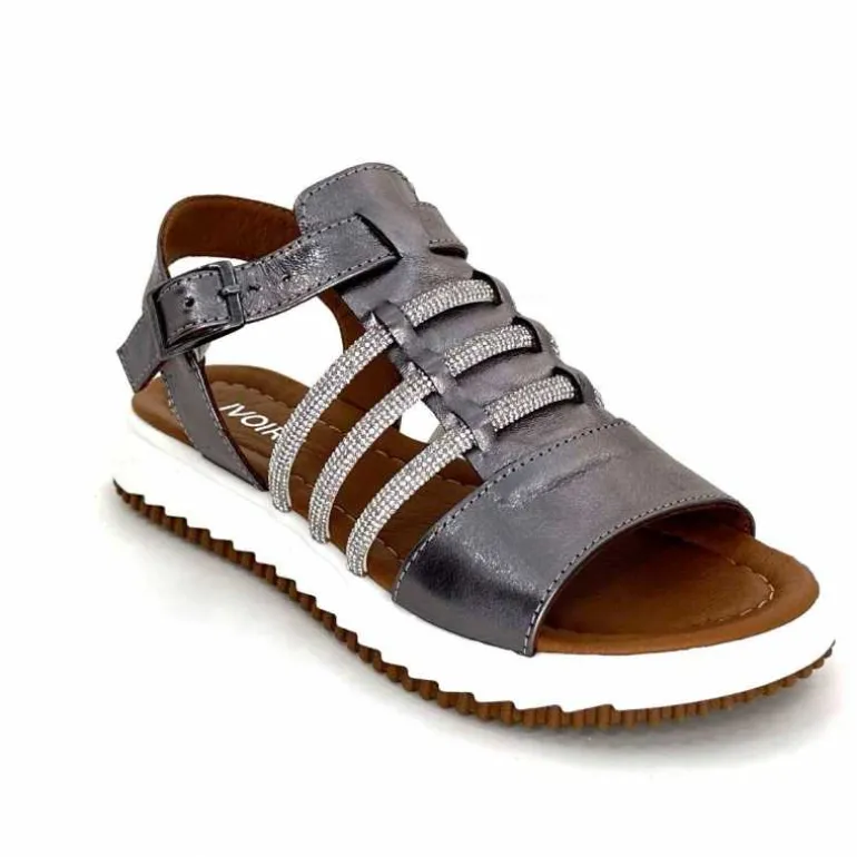 sandales_ivoire_p__cuir_gris_mtallique_3.webp 428-ivoire Sandales Ivoire P673 64 Cuir Gris Métallique GrisMétal Shop
