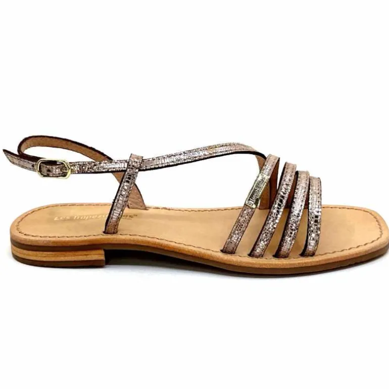 Les Tropéziennes par M.Belarbi Sandales Les Tropeziennes Hudel Cuir Or Hot