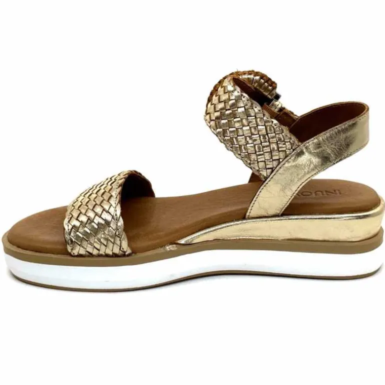 sandales_plateforme_inuovo__cuir_tress_or_12.webp Inuovo Sandales Platefme 113031 Cuir Tressé Or Fashion