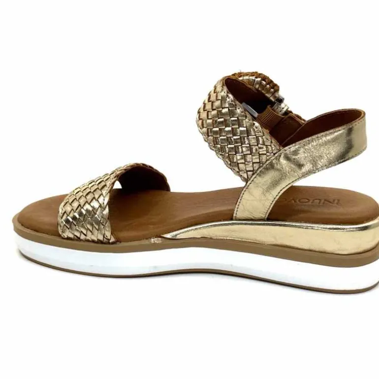 sandales_plateforme_inuovo__cuir_tress_or_13.webp Inuovo Sandales Platefme 113031 Cuir Tressé Or Fashion
