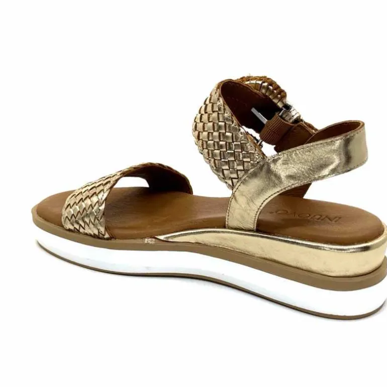 sandales_plateforme_inuovo__cuir_tress_or_14.webp Inuovo Sandales Platefme 113031 Cuir Tressé Or Fashion