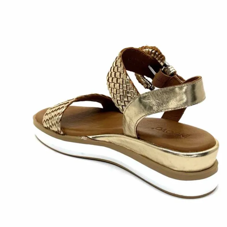 sandales_plateforme_inuovo__cuir_tress_or_15.webp Inuovo Sandales Platefme 113031 Cuir Tressé Or Fashion