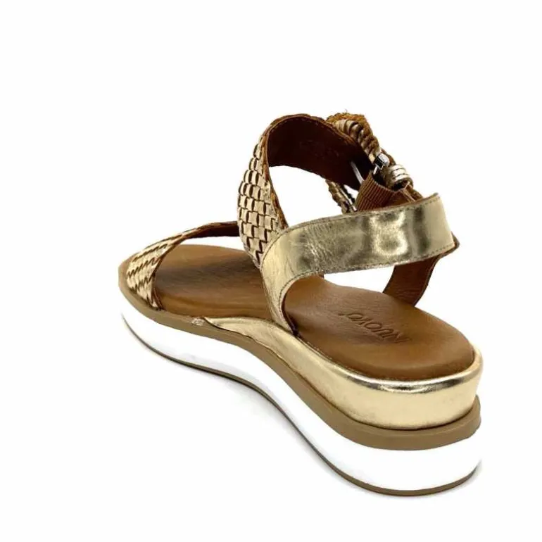 sandales_plateforme_inuovo__cuir_tress_or_16.webp Inuovo Sandales Platefme 113031 Cuir Tressé Or Fashion