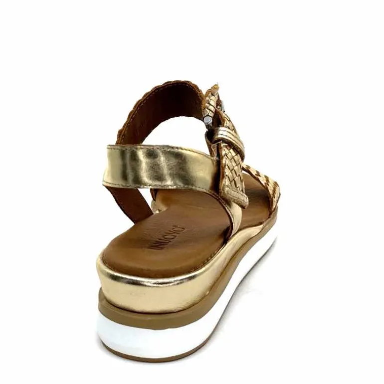 sandales_plateforme_inuovo__cuir_tress_or_19.webp Inuovo Sandales Platefme 113031 Cuir Tressé Or Fashion