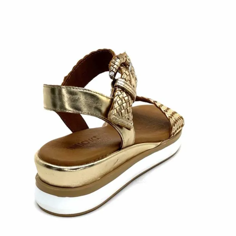 sandales_plateforme_inuovo__cuir_tress_or_20.webp Inuovo Sandales Platefme 113031 Cuir Tressé Or Fashion