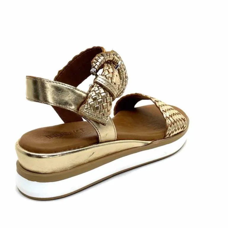 sandales_plateforme_inuovo__cuir_tress_or_21.webp Inuovo Sandales Platefme 113031 Cuir Tressé Or Fashion