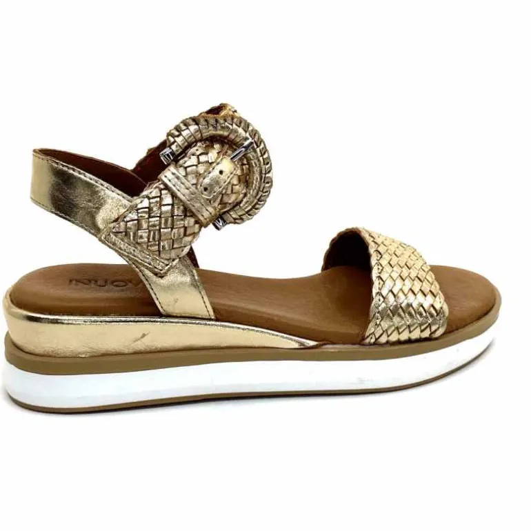 sandales_plateforme_inuovo__cuir_tress_or_23.webp Inuovo Sandales Platefme 113031 Cuir Tressé Or Fashion