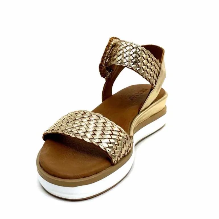 sandales_plateforme_inuovo__cuir_tress_or_8.webp Inuovo Sandales Platefme 113031 Cuir Tressé Or Fashion