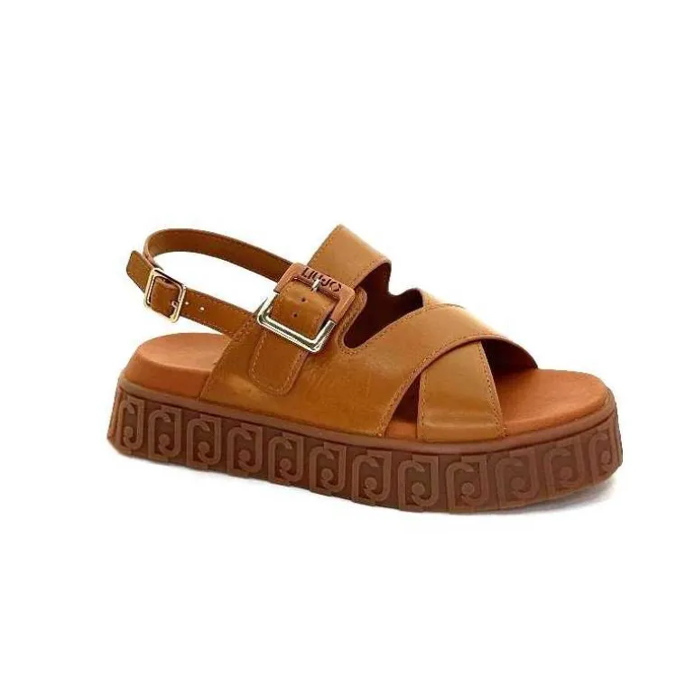 Liu.Jo Sandales Plateforme Liu Jo Ba4131 Cuir Marron Best Sale