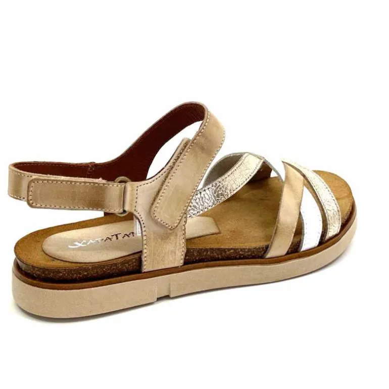 sandales_plateformes_xapatan__cuir_beige_blanc_or_22.webp Ivoire0576a Sandales Plateformes Xapatan 1633 Cuir Blanc Or Beige New